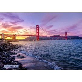 Fototapetas Auksinių vartų tiltas San Franciske 380x270 cm